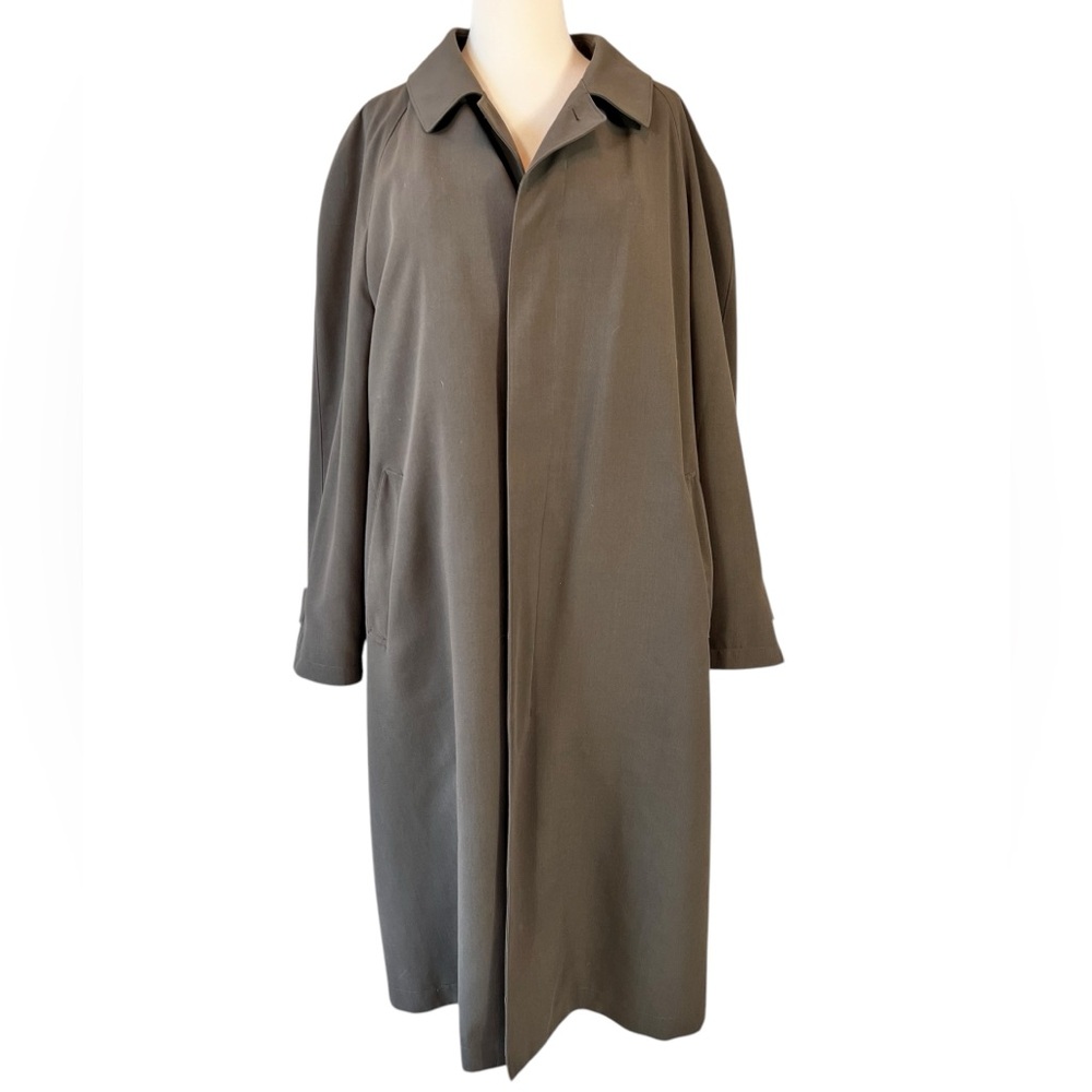 Sanyo New York Men's Trench Rain Coat w/ Button-in Liner 40R